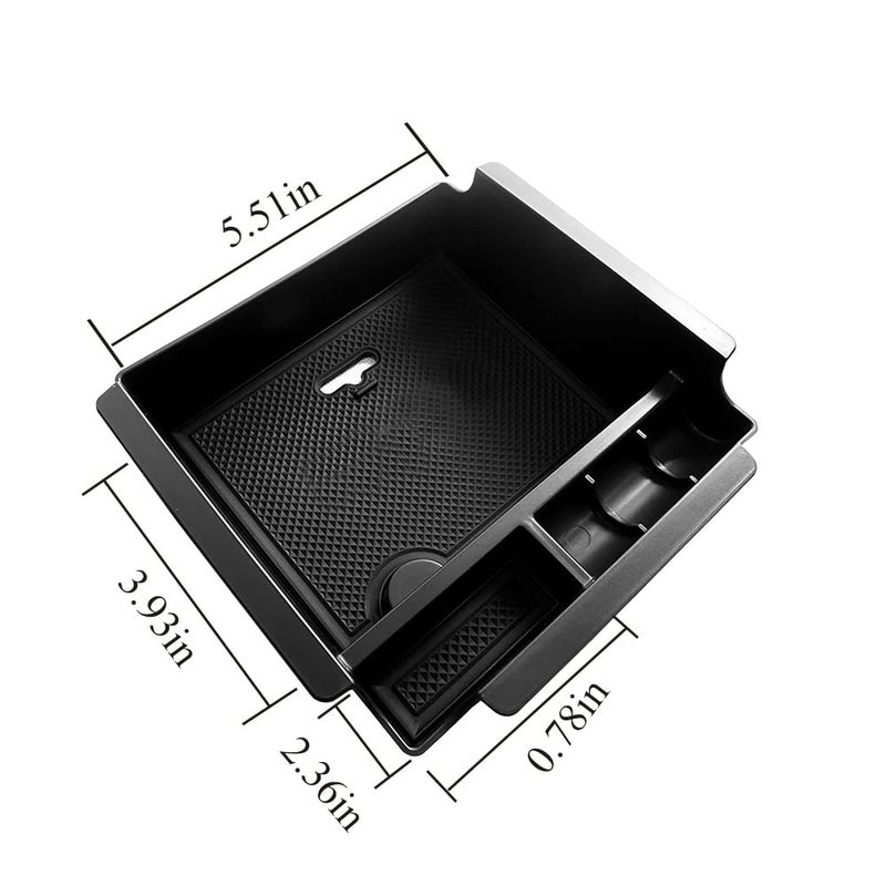Vesul Center Console Armrest Storage Box Compatible with Nissan Maxima 2016-2023 ABS Tray Insert Organizer Glove Pallet - Image 5